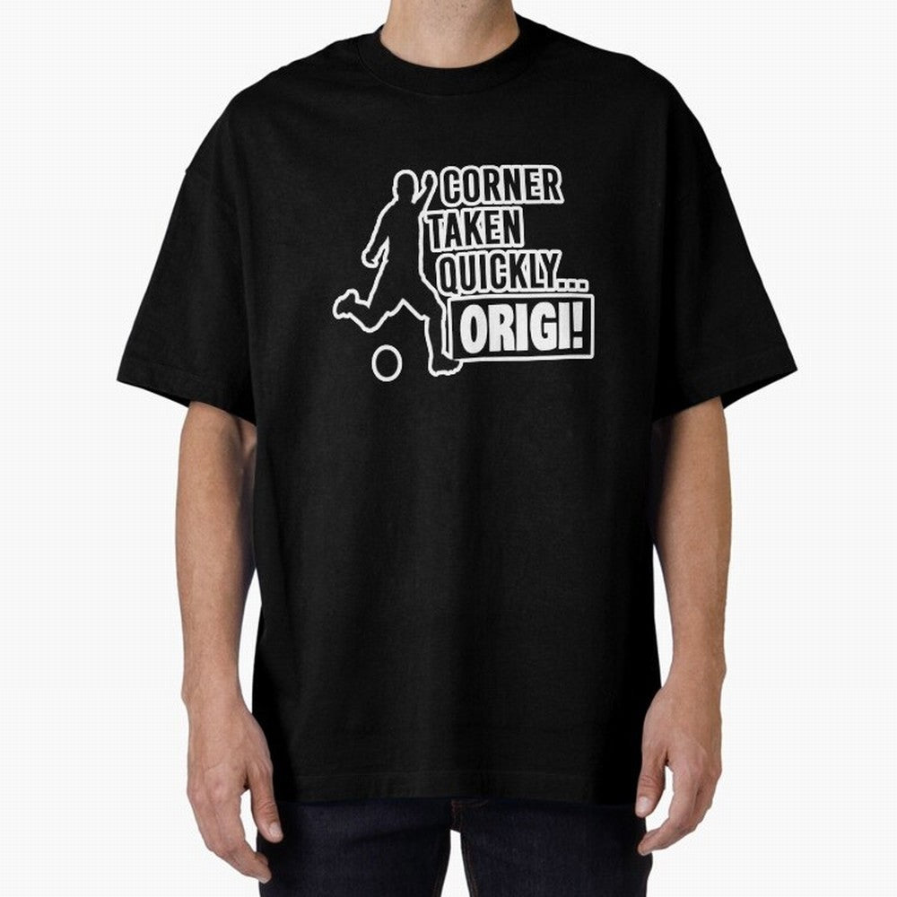 Corner Taken Quickly Origi (Black) Essential T-Shirt Join Supporters Worldwide for FIFA World Cup 2026 Group Stage Capturing Messi, Neymar and Mbappe, England and Germany Energy, Goal Celebration Energy, Supporter Heritage, Football Icons and