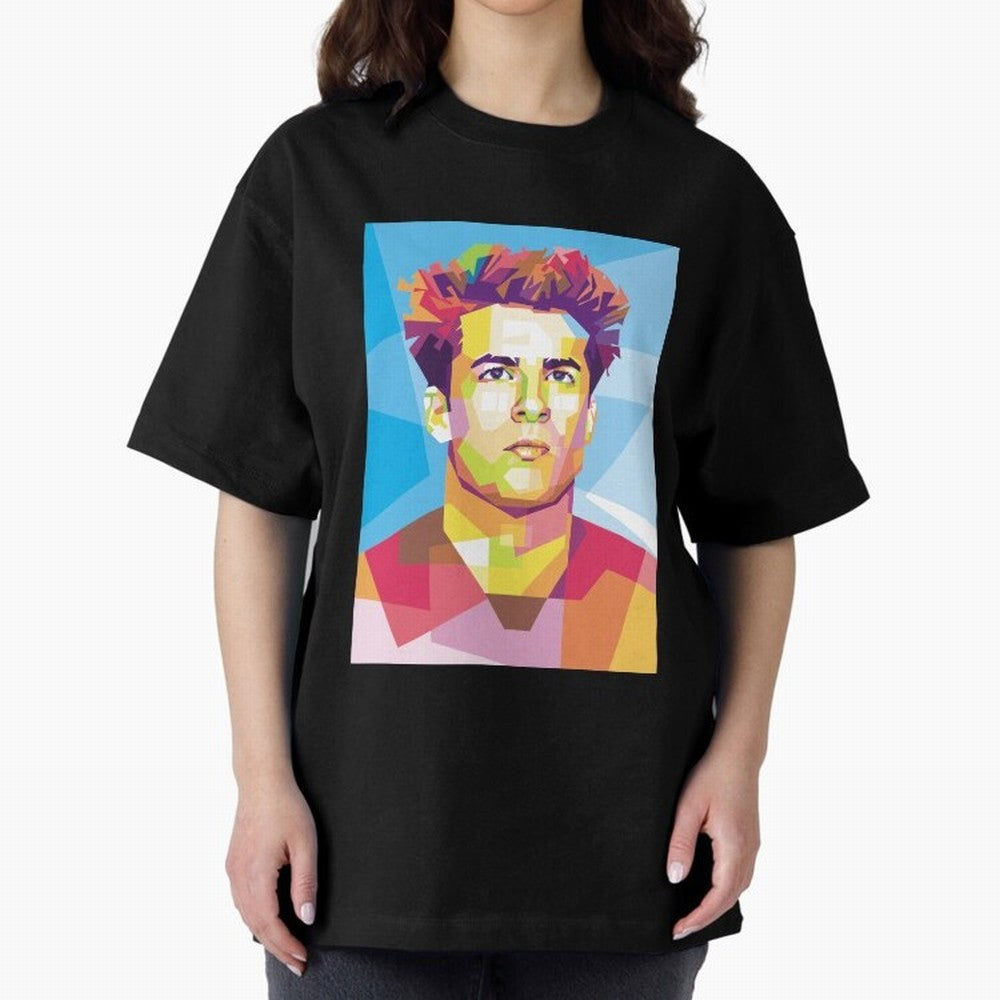 Riqui Puig in Pop Art Portrait Style Classic T-Shirt Feel Match Day Hype around FIFA World Cup 2026 Group Stage, Cristiano Ronaldo, England and Germany, Stadium Memories, Football Loyalty, International Chants and Championship Tradition; Great for