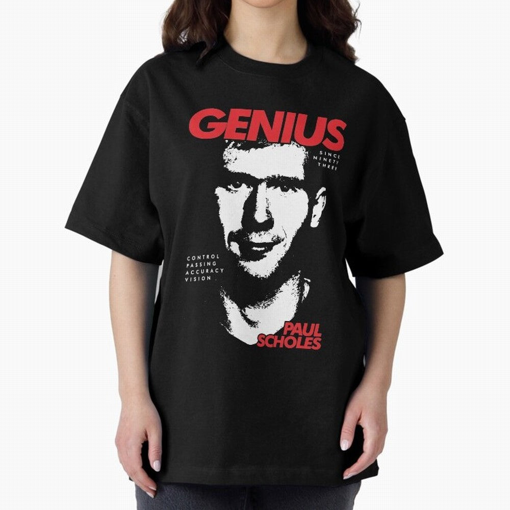 Paul Scholes - Manchester United Legend Oversized T-Shirt Refresh FIFA World Cup 2026 USA Canada Mexico for Fans of CR7 and Brazil, Bringing Football Passion, Legendary Performances, Festival Vibes and Supporter Community; Created for Match Day