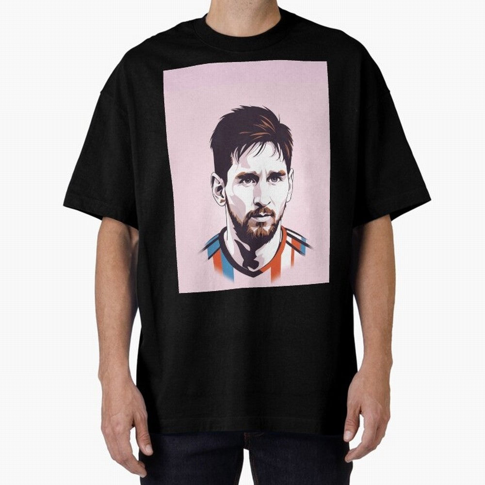 Messi Pop Art Graphic T-Shirt Fuel FIFA World Cup 2026 Group Stage Spirit, Highlighting Germany, Messi, Neymar and Mbappe, Retro Football Energy, Iconic Rivalries, Trophy Chase Drama and Stadium Atmosphere; Great for Supporters Who Love Legendary