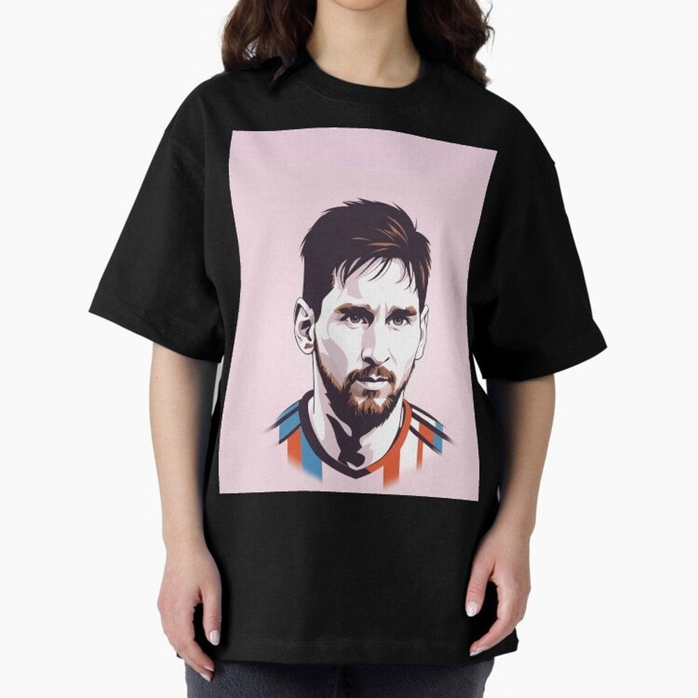 Messi Pop Art Graphic T-Shirt Fuel FIFA World Cup 2026 Group Stage Spirit, Highlighting Germany, Messi, Neymar and Mbappe, Retro Football Energy, Iconic Rivalries, Trophy Chase Drama and Stadium Atmosphere; Great for Supporters Who Love Legendary