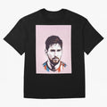 Messi Pop Art Graphic T-Shirt Fuel FIFA World Cup 2026 Group Stage Spirit, Highlighting Germany, Messi, Neymar and Mbappe, Retro Football Energy, Iconic Rivalries, Trophy Chase Drama and Stadium Atmosphere; Great for Supporters Who Love Legendary