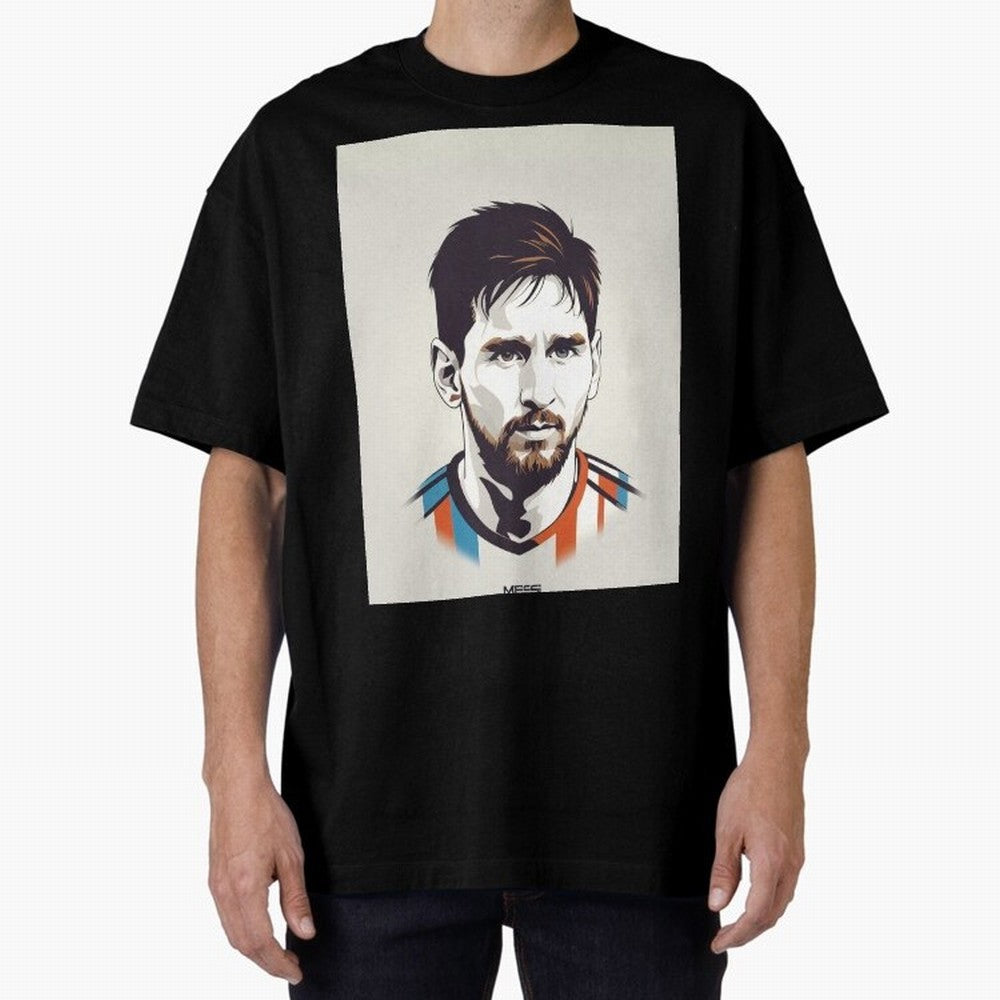 MESSI POP ART Graphic T-Shirt Show Fan Pride Across the FIFA World Cup 2026 Group Stage Journey through Haaland Highlights, Germany Pride, Worldwide Fan Energy, Dramatic Goals, Stadium Lights and Championship Celebrations; Ideal for Football Dads,