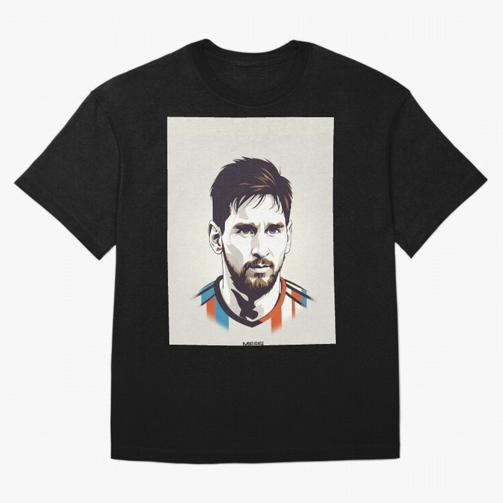 MESSI POP ART Graphic T-Shirt Show Fan Pride Across the FIFA World Cup 2026 Group Stage Journey through Haaland Highlights, Germany Pride, Worldwide Fan Energy, Dramatic Goals, Stadium Lights and Championship Celebrations; Ideal for Football Dads,