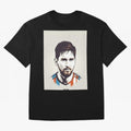 MESSI POP ART Graphic T-Shirt Show Fan Pride Across the FIFA World Cup 2026 Group Stage Journey through Haaland Highlights, Germany Pride, Worldwide Fan Energy, Dramatic Goals, Stadium Lights and Championship Celebrations; Ideal for Football Dads,