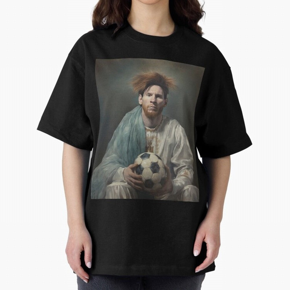 Saint Leo Premium T-Shirt Mark FIFA World Cup 2026 Spirit, Capturing Argentina, Mbappe and Neymar, Global Supporter Spirit, Legendary Goals, National Colors and Tournament Celebration; Ideal for Passionate Fans Who Love Underdog Stories, Superstar