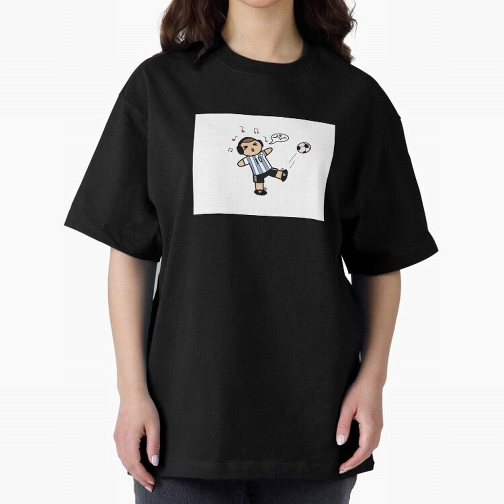 Musical Messi Premium T-Shirt Feel FIFA World Cup 2026 USA Canada Mexico Connected to Haaland and Mbappe, Argentina and Brazil Energy, Football History, Final Match Energy, Crowd Noise and Once in a Lifetime Moments; Ideal for Football Dads,