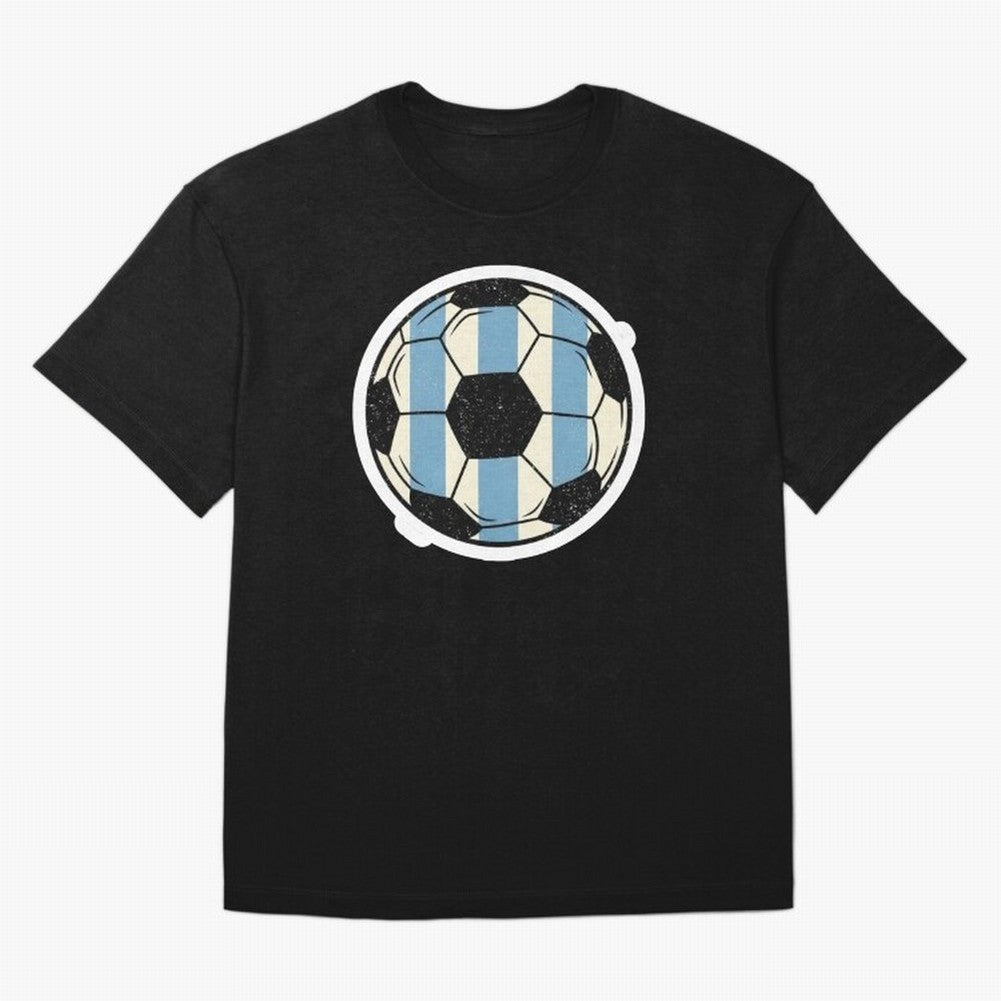 Soccer ball sticker || Buenos Aires Vibes Premium T-Shirt Carry the Colors and Pride of Global Football Passion for FIFA World Cup 2026, Connected to Neymar, Haaland and Cristiano Ronaldo, Argentina, Stadium Chants, National Pride, Trophy Dreams