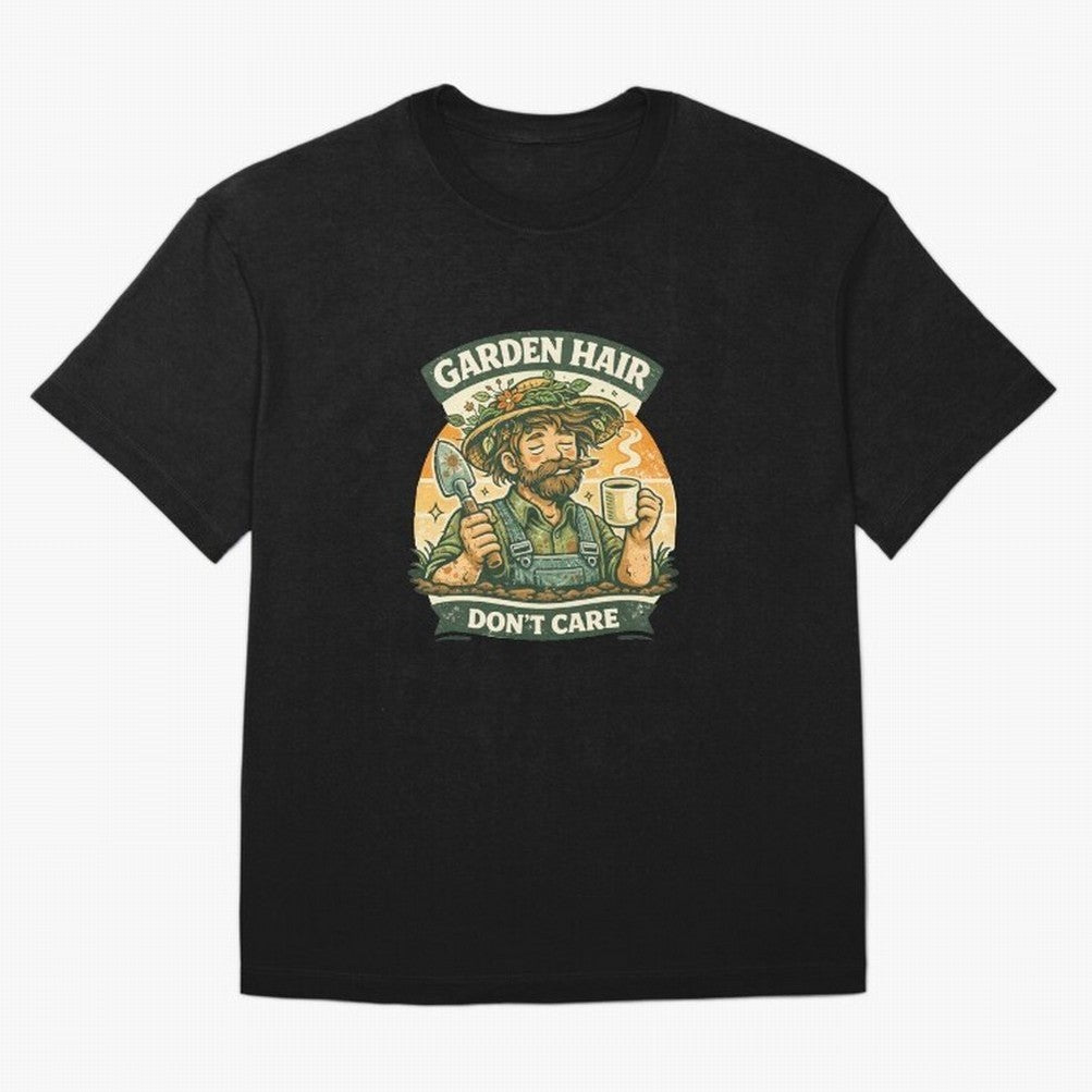 Garden Hair Don't Care - Funny Retro Gardener for Men Classic T-Shirt Back the Journey through FIFA World Cup 2026 Group Stage Spirit, Made for Brazil, Cristiano Ronaldo, Sports Nostalgia, International Competition, Famous Players and Unforgettable