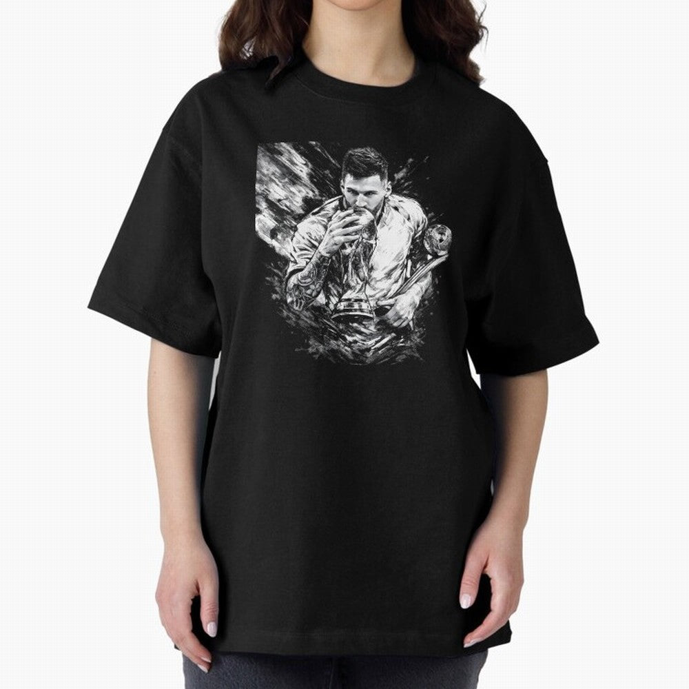 Eternal Glory ¨C Inked Champion Tribute Messi Premium T-Shirt Share FIFA World Cup 2026 Group Stage Highlighting CR7, Argentina, France and Brazil Energy, Classic Soccer Heritage, Championship Pressure, Fan Loyalty and International Pride; Perfect