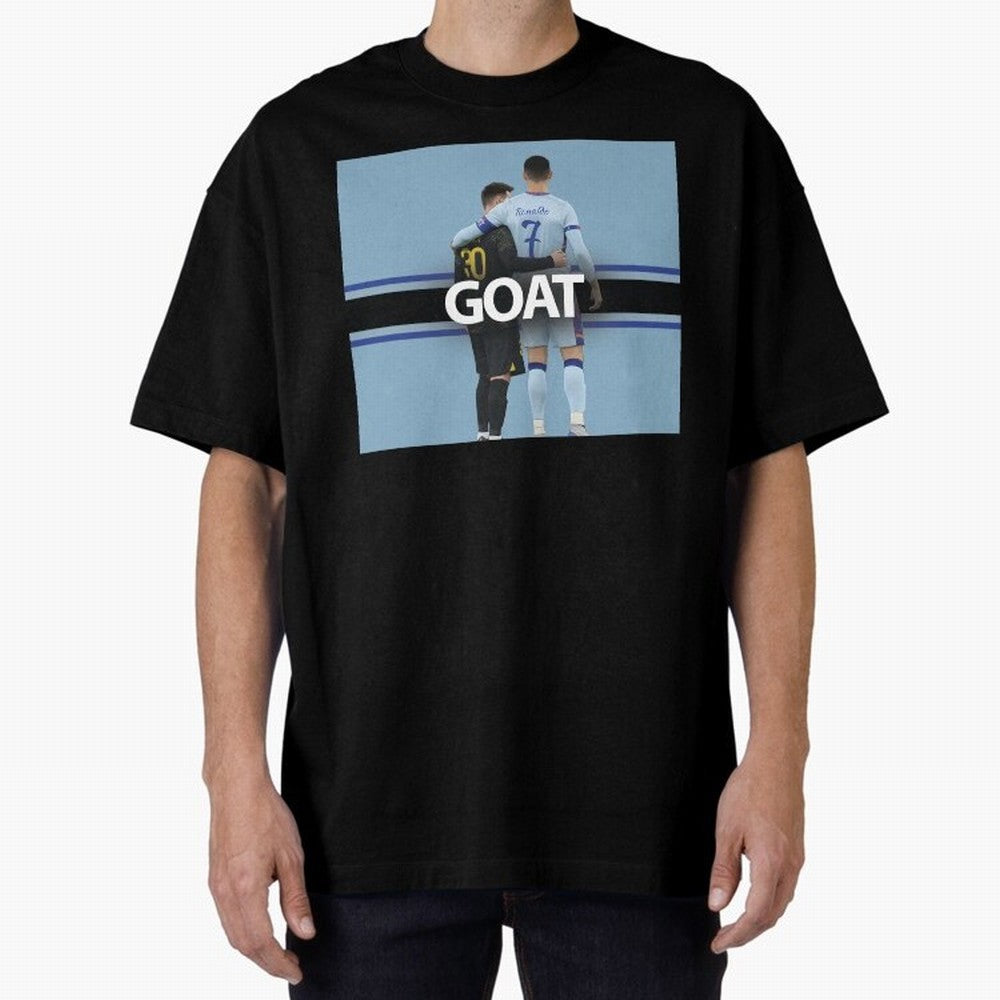 The Two Goats Messi & Ronaldo Premium T-Shirt Celebrate FIFA World Cup 2026 Group Stage for Fans of CR7 and Spain and Netherlands, Bringing Stadium Memories, Football Loyalty, International Chants and Championship Tradition; Great for Watch