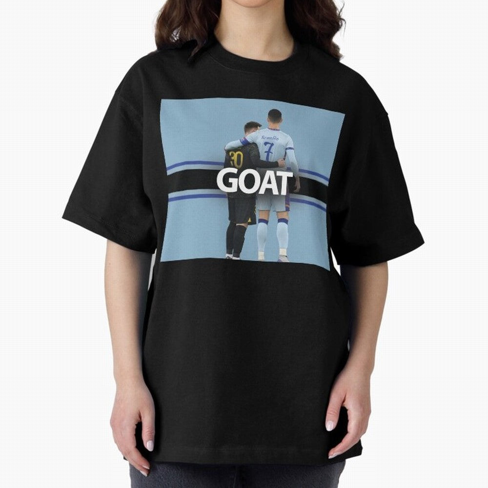The Two Goats Messi & Ronaldo Premium T-Shirt Celebrate FIFA World Cup 2026 Group Stage for Fans of CR7 and Spain and Netherlands, Bringing Stadium Memories, Football Loyalty, International Chants and Championship Tradition; Great for Watch