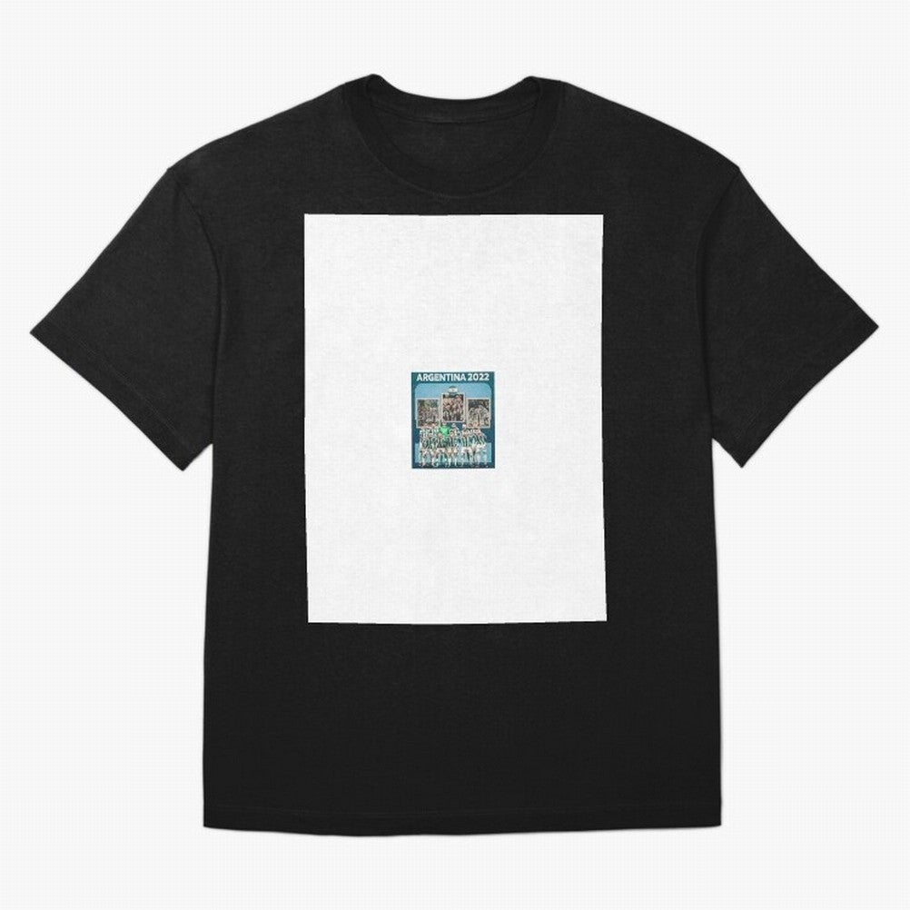 Argentina World Cup 2022 Qatar Graphic T-Shirt Elevate FIFA World Cup 2026 for Fans of Haaland and France, Bringing Vintage Soccer Flavor, Modern Football Stars, National Flags and Final Night Emotion; Ideal for Fans Who Follow Messi, Cristiano