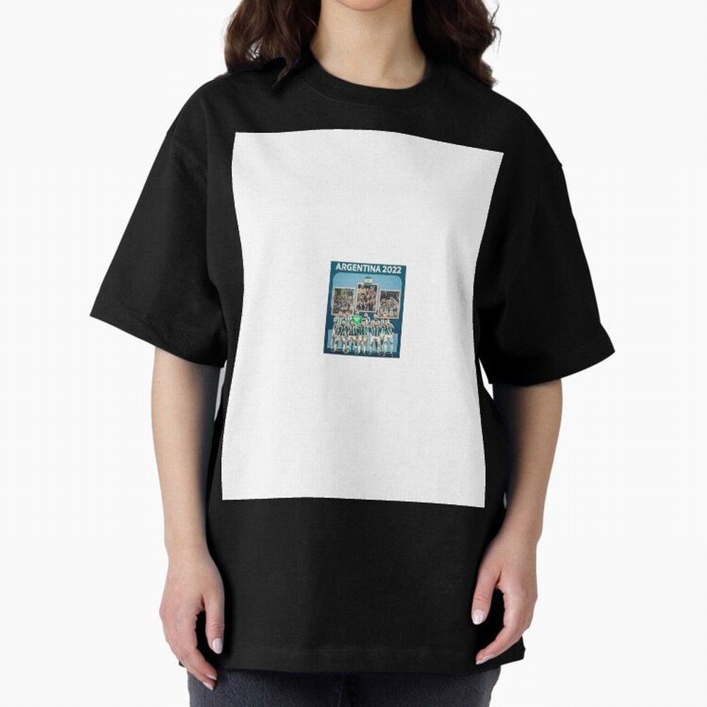 Argentina World Cup 2022 Qatar Graphic T-Shirt Elevate FIFA World Cup 2026 for Fans of Haaland and France, Bringing Vintage Soccer Flavor, Modern Football Stars, National Flags and Final Night Emotion; Ideal for Fans Who Follow Messi, Cristiano
