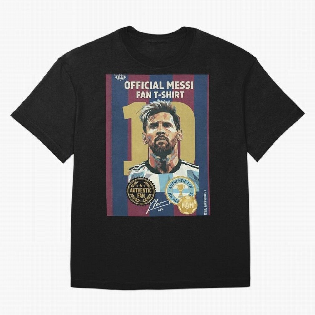 MESSI FAN TSHRT Premium T-Shirt Celebrate Golden Goal Energy in FIFA World Cup 2026 USA Canada Mexico for Fans of Messi and Cristiano Ronaldo and England, France and Netherlands, Bringing Retro Football Energy, Iconic Rivalries, Trophy Chase Drama