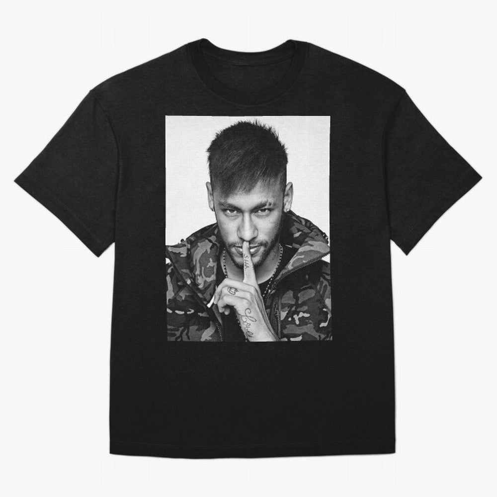 Neymar Art Oversized T-Shirt Fuel the FIFA World Cup 2026 Journey through Messi Highlights, Brazil Pride, Football History, Final Match Energy, Crowd Noise and Once in a Lifetime Moments; Ideal for Football Dads, Football Moms, Friends, Collectors