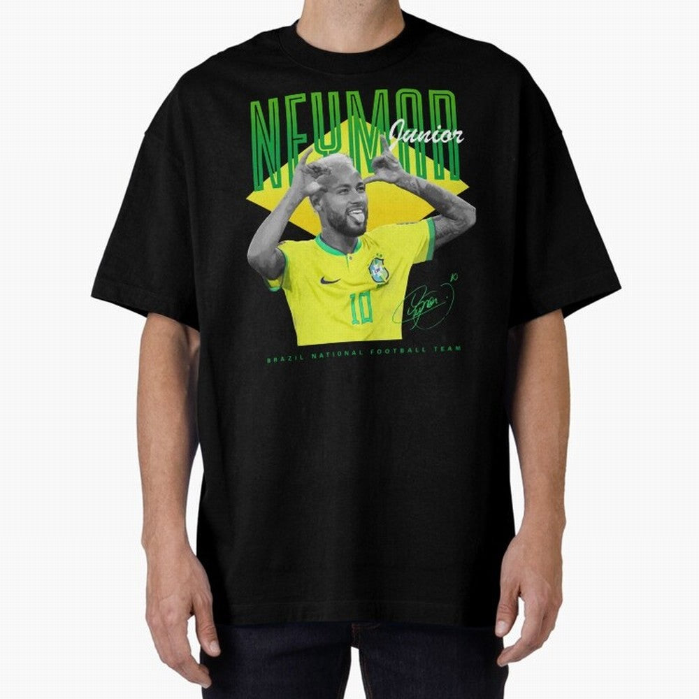 Neymar Jr. Oversized T-Shirt Represent FIFA World Cup 2026 USA Canada Mexico Spirit, Built around Argentina and Brazil, Haaland and Mbappe, Game Day Rituals, Football Legends, Country Pride and the Road to the Final; Perfect for People Who Love