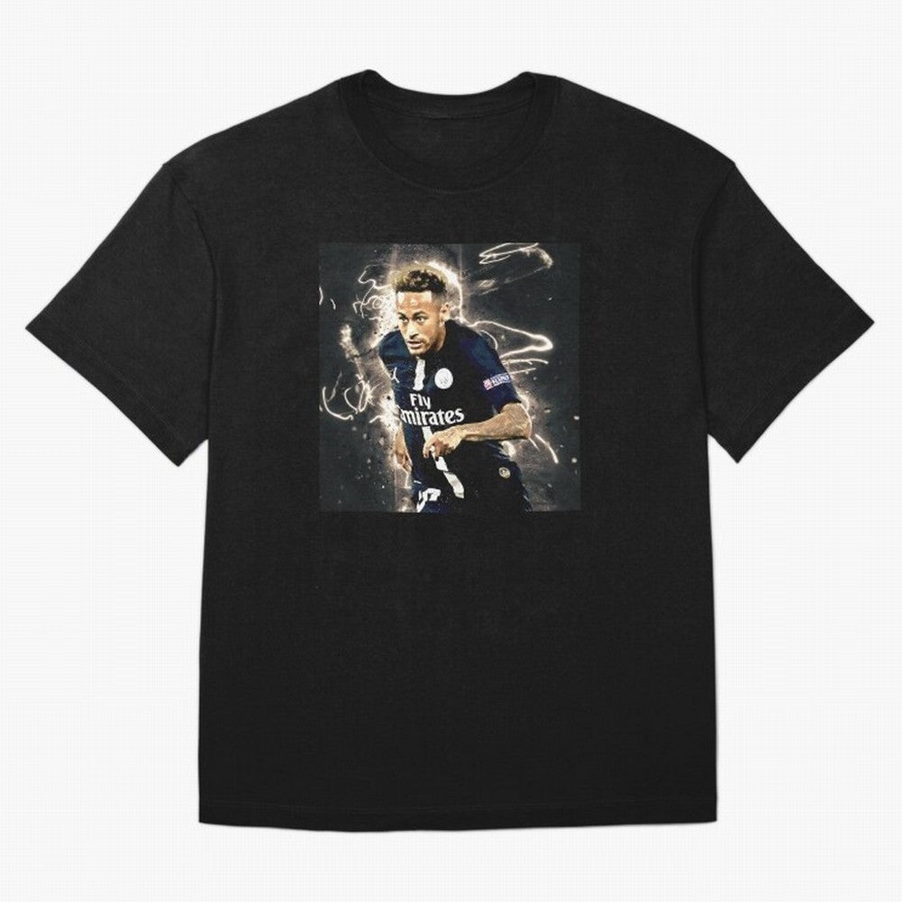 Neymar Run Oversized T-Shirt Show Fan Pride Across Global Football Passion for FIFA World Cup 2026 Group Stage, Centered on Mbappe, England and Germany, Goal Celebration Energy, Supporter Heritage, Football Icons and Worldwide Tournament Joy; Ideal