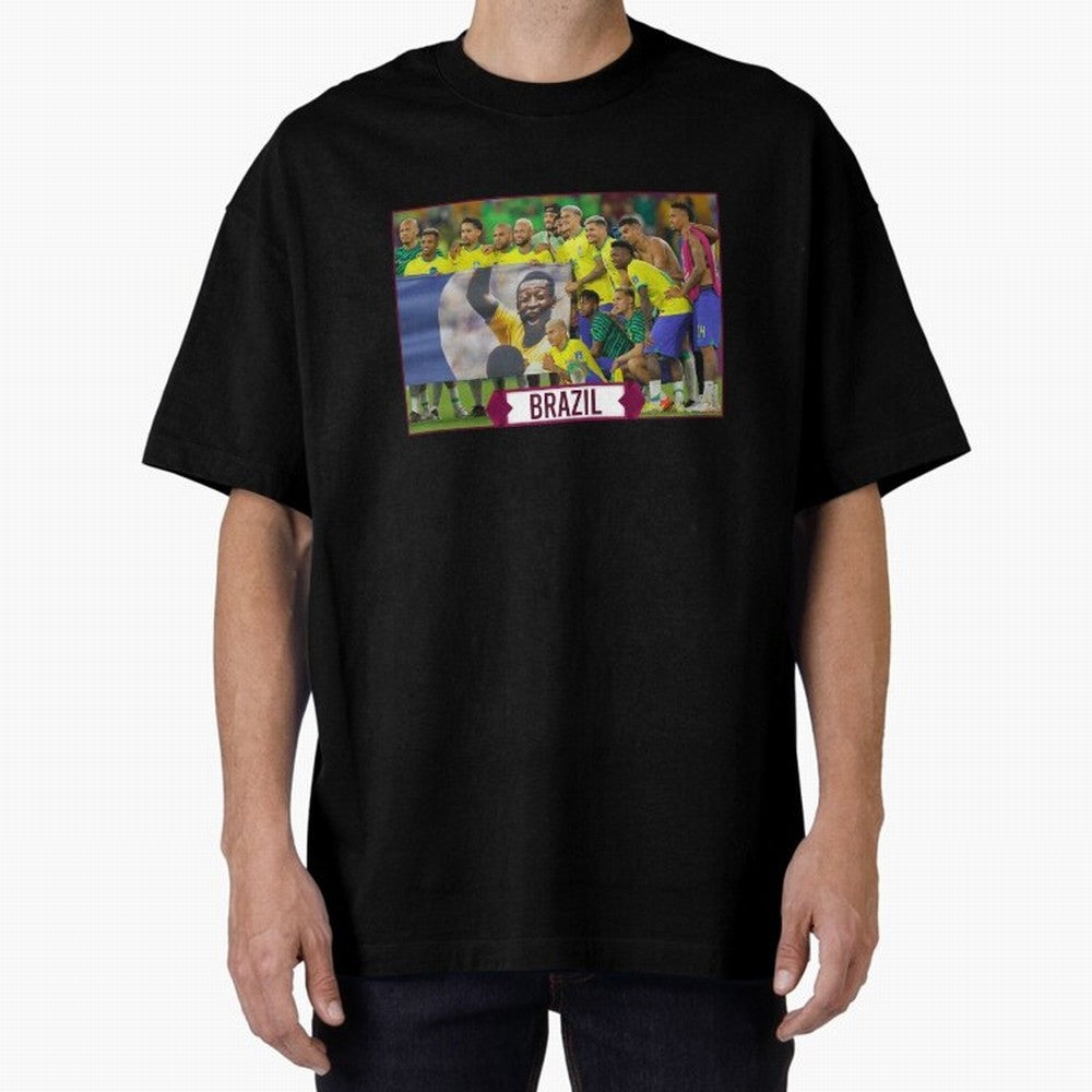 Brazil World Cup Classic T-Shirt Support the FIFA World Cup 2026 Group Stage Journey through Messi, CR7 and Mbappe Highlights, Brazil, Portugal and Argentina Pride, Vintage Soccer Flavor, Modern Football Stars, National Flags and Final Night