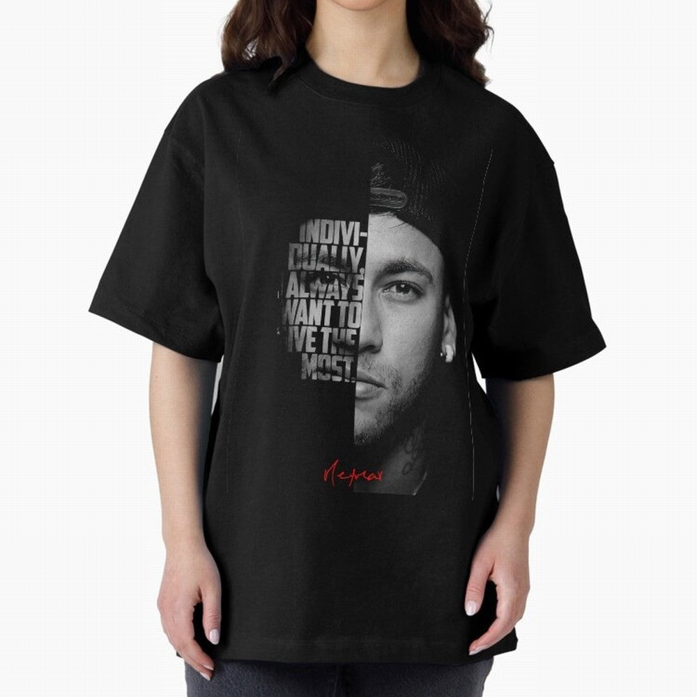 Black and white Neymar Jr quote. Classic T-Shirt Represent Football Lovers during FIFA World Cup 2026 Group Stage Spirit, Driven by Brazil, Portugal and Argentina, Cristiano Ronaldo, Haaland and CR7, Match Day Excitement, Supporter Culture, Golden