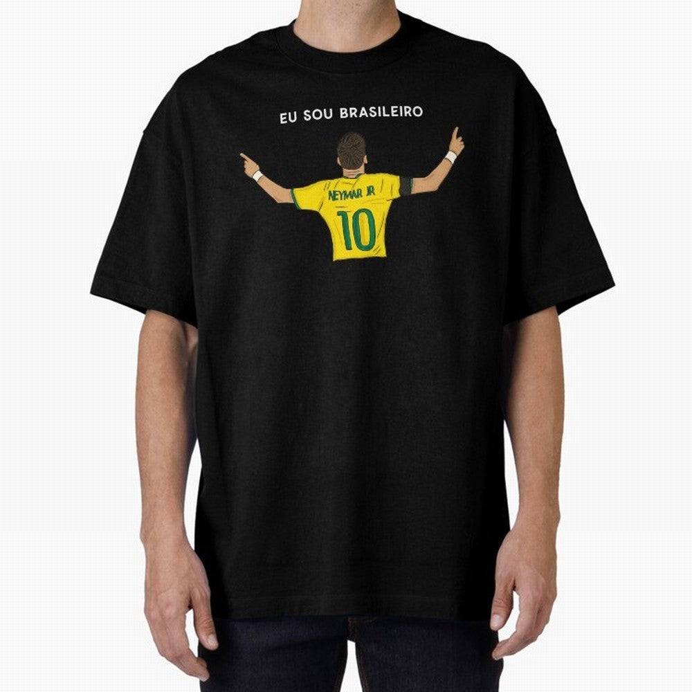Neymar Jr Brazil Oversized T-Shirt Keep Football History Alive during Match Day Hype around FIFA World Cup 2026 USA Canada Mexico, Cristiano Ronaldo, Haaland and CR7, England, Football History, Final Match Energy, Crowd Noise and Once in a Lifetime