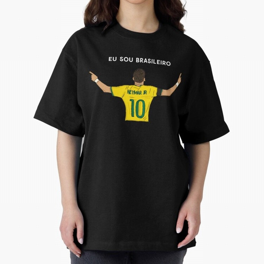 Neymar Jr Brazil Oversized T-Shirt Keep Football History Alive during Match Day Hype around FIFA World Cup 2026 USA Canada Mexico, Cristiano Ronaldo, Haaland and CR7, England, Football History, Final Match Energy, Crowd Noise and Once in a Lifetime