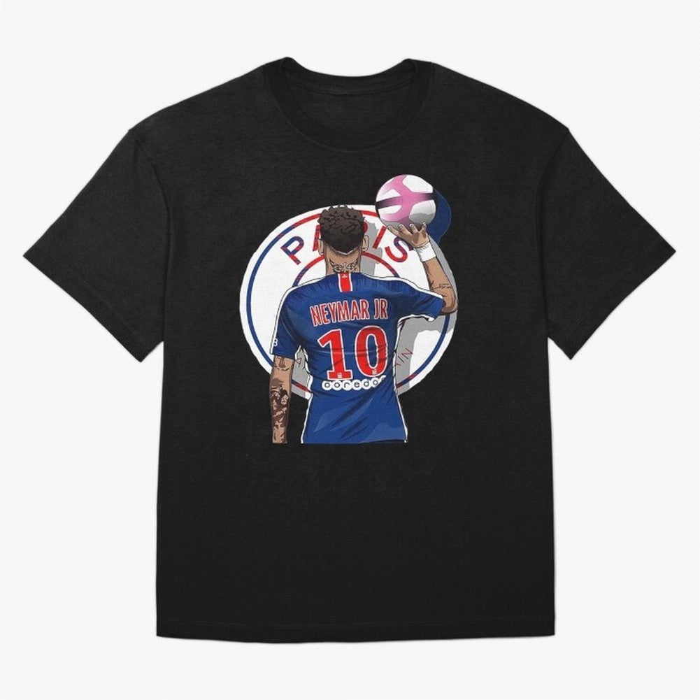 Art Neymar Illustration Classic T-Shirt Make Game Day About FIFA World Cup 2026 Group Stage Connected to CR7 and Messi, Spain and Netherlands Energy, Football Passion, Legendary Performances, Festival Vibes and Supporter Community; Perfect for