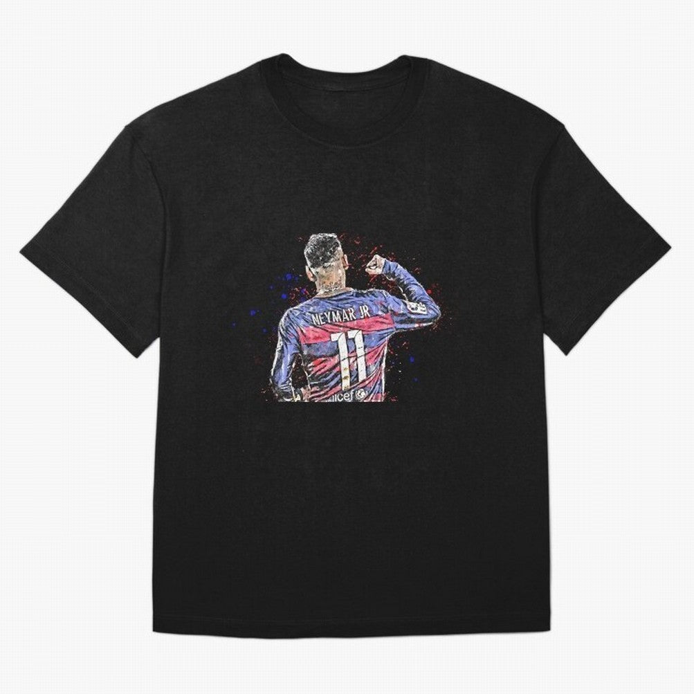 Neymar Oversized T-Shirt Live for the Drama of FIFA World Cup 2026 Group Stage Spirit, Filled with England and Germany, CR7, Vintage Soccer Flavor, Modern Football Stars, National Flags and Final Night Emotion; Perfect for Fans, Collectors, Family