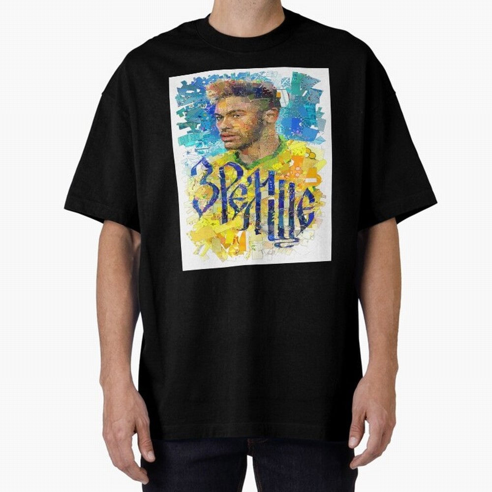 Neymar Illustration Art Framed Art Print Classic T-Shirt Carry National Pride through the FIFA World Cup 2026 Journey through Mbappe and Neymar Highlights, England Pride, Champion Mindset, Group Stage Buzz, Knockout Tension and Passionate Fan