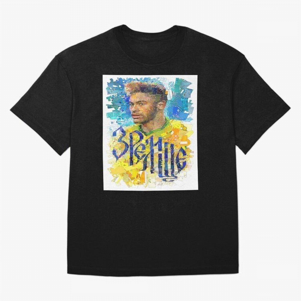 Neymar Illustration Art Framed Art Print Classic T-Shirt Carry National Pride through the FIFA World Cup 2026 Journey through Mbappe and Neymar Highlights, England Pride, Champion Mindset, Group Stage Buzz, Knockout Tension and Passionate Fan