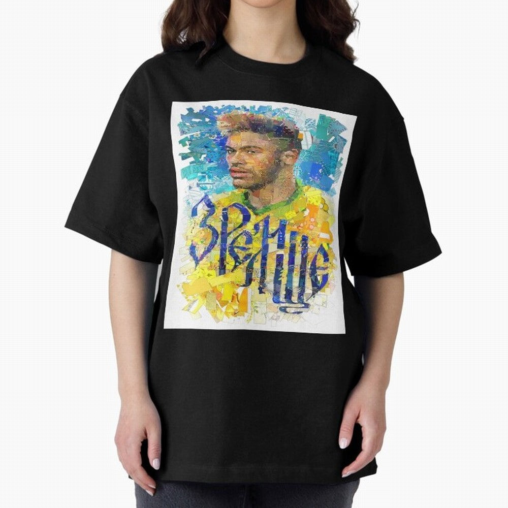 Neymar Illustration Art Framed Art Print Classic T-Shirt Carry National Pride through the FIFA World Cup 2026 Journey through Mbappe and Neymar Highlights, England Pride, Champion Mindset, Group Stage Buzz, Knockout Tension and Passionate Fan