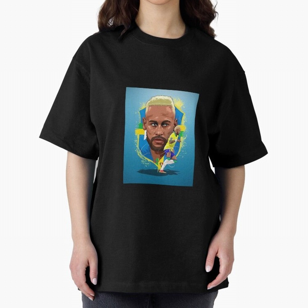 neymar jr al nassr Oversized T-Shirt Celebrate Global Passion for the FIFA World Cup 2026 Journey through Messi, Neymar and Mbappe Highlights, Argentina Pride, Soccer Culture, Superstar Moments, National Team Dreams and Competitive Fire; Ideal for