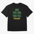 Brazil Five Stars - Champion Heritage Essential T-Shirt Spotlight Global Football Passion for FIFA World Cup 2026 Group Stage, Featuring Cristiano Ronaldo, Haaland and CR7, Brazil, Tournament Hype, Historic Matchups, Family Viewing Parties and