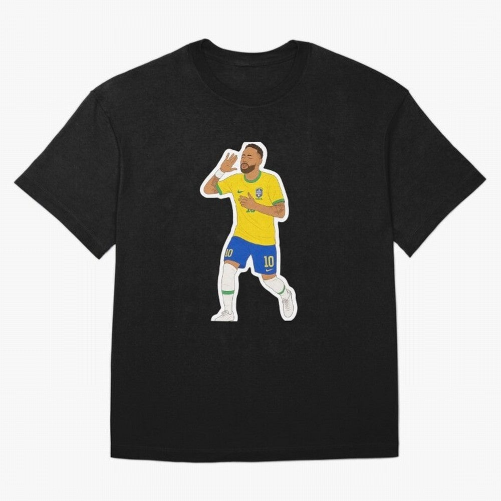 Neymar Jr Oversized T-Shirt Bring a Vintage Feel to the FIFA World Cup 2026 Group Stage Journey through Messi, CR7 and Mbappe Highlights, Argentina, France and Brazil Pride, Supporter Pride, Iconic Celebrations, Legendary Names and Global Match Day