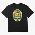 Brazil Football National Team Pride- Brazil Soccer Graphics Classic T-Shirt Celebrate Fan Culture around FIFA World Cup 2026 Group Stage for Fans of Mbappe and Portugal, Spain and Germany, Bringing Tournament Hype, Historic Matchups, Family Viewing