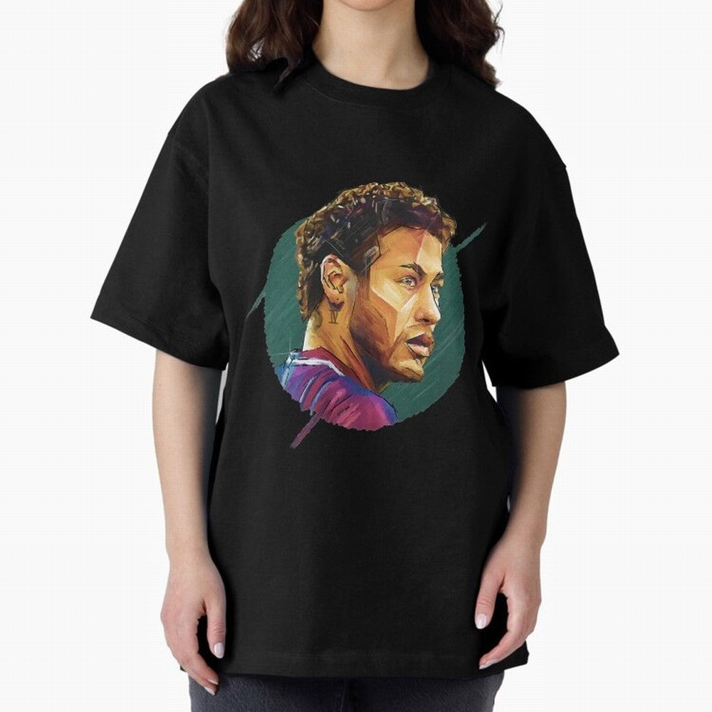 Geometric Neymar Classic T-Shirt Bring Retro Soccer Energy to FIFA World Cup 2026 Group Stage Filled with Cristiano Ronaldo, England and Germany Energy, Game Day Rituals, Football Legends, Country Pride and the Road to the Final; Ideal for Fans Who