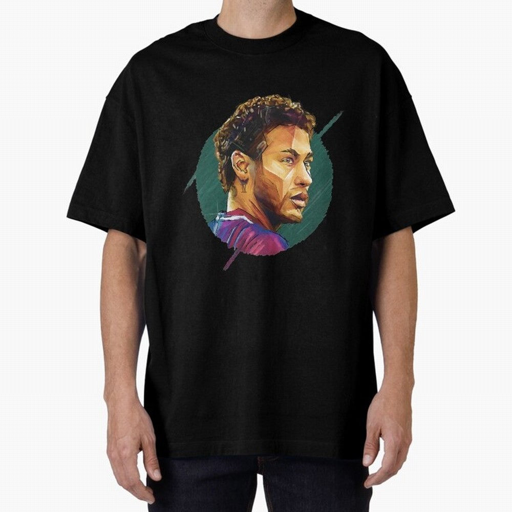 Geometric Neymar Classic T-Shirt Bring Retro Soccer Energy to FIFA World Cup 2026 Group Stage Filled with Cristiano Ronaldo, England and Germany Energy, Game Day Rituals, Football Legends, Country Pride and the Road to the Final; Ideal for Fans Who