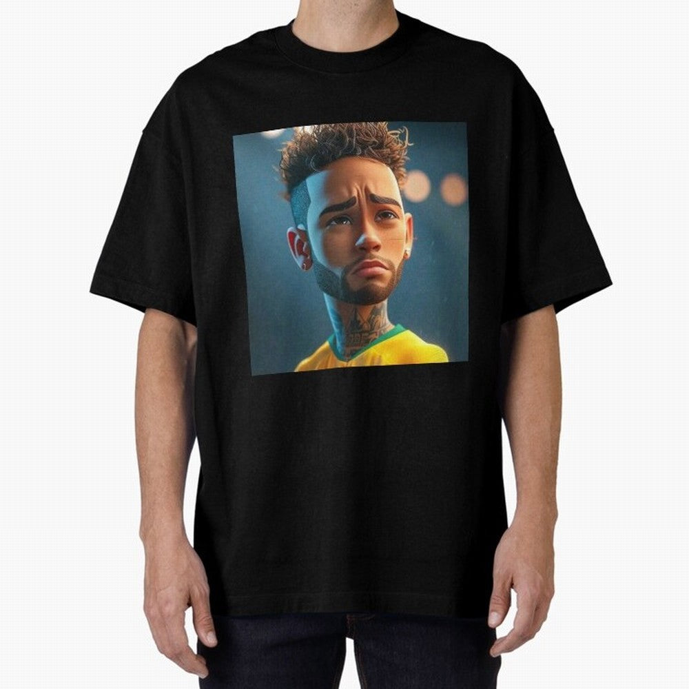 Neymar Jr cartoon picture Classic T-Shirt Stand with FIFA World Cup 2026 Group Stage Spirit, with Germany, Neymar, Classic Soccer Heritage, Championship Pressure, Fan Loyalty and International Pride; Built for Supporters Chasing Trophy Dreams,