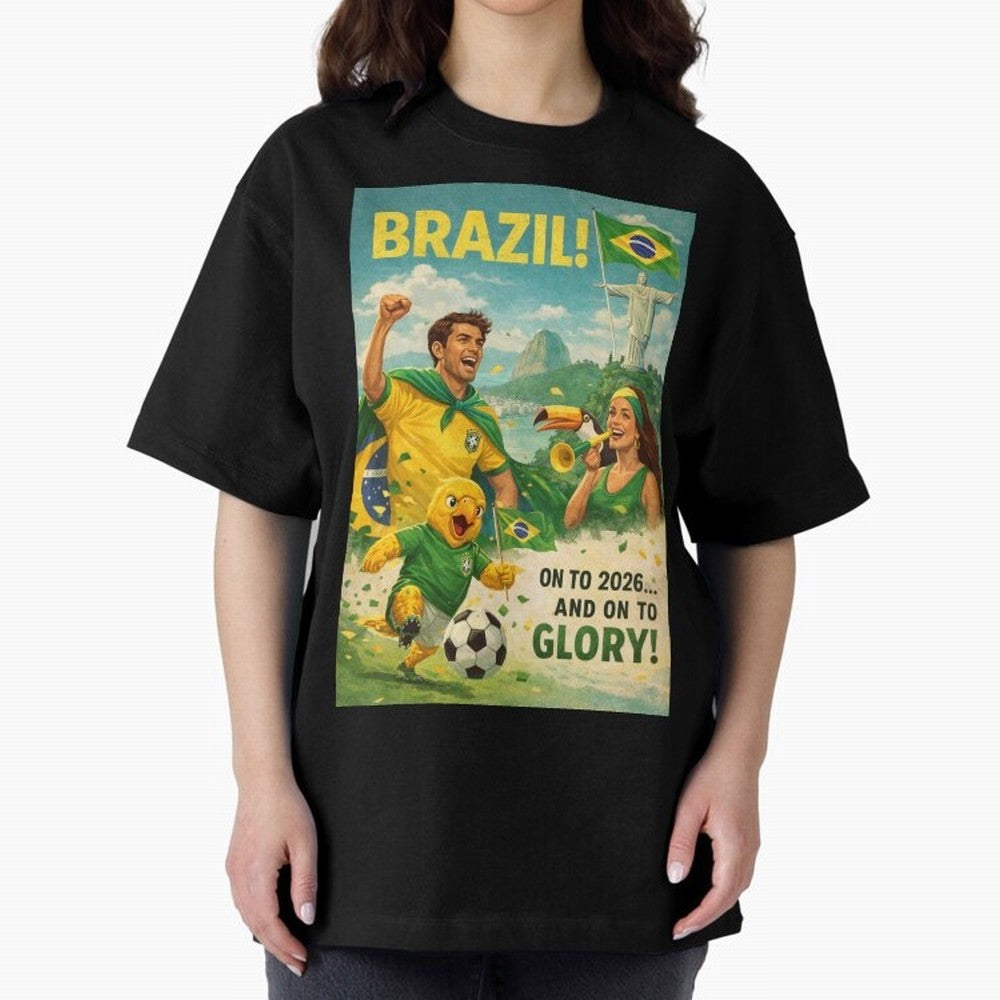 Brazil Rio de Janeiro Christ the Redeemer Sugarloaf Mountain FIFA World Cup 2026 Football Celebration Classic T-Shirt Show Love for Legendary Goals in Match Day Hype around FIFA World Cup 2026, Neymar, Haaland and Cristiano Ronaldo, Portugal, Spain
