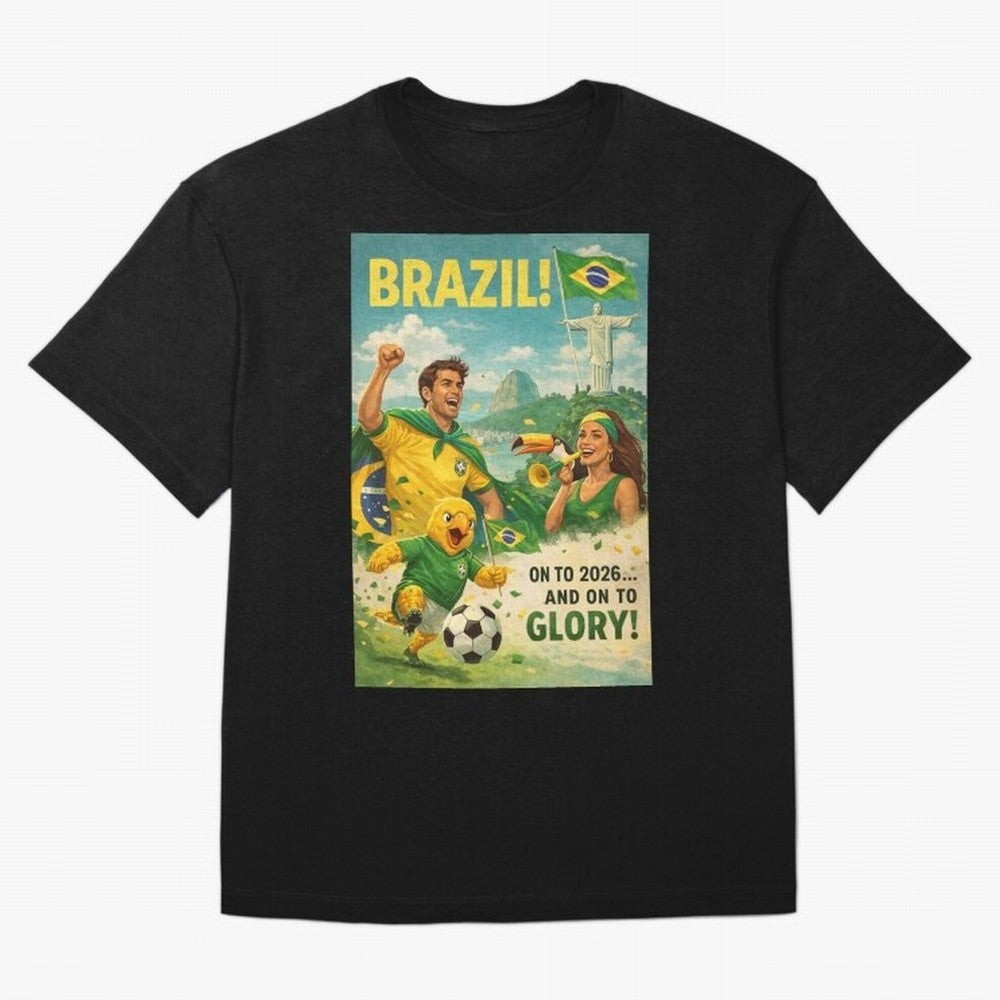 Brazil Rio de Janeiro Christ the Redeemer Sugarloaf Mountain FIFA World Cup 2026 Football Celebration Classic T-Shirt Show Love for Legendary Goals in Match Day Hype around FIFA World Cup 2026, Neymar, Haaland and Cristiano Ronaldo, Portugal, Spain