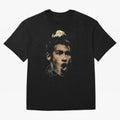 Young Neymar Illustration Oversized T-Shirt Support the Legends of Match Day Hype around FIFA World Cup 2026, Mbappe, England, Tournament Hype, Historic Matchups, Family Viewing Parties and Global Sports Pride; Built for Supporters Chasing Trophy