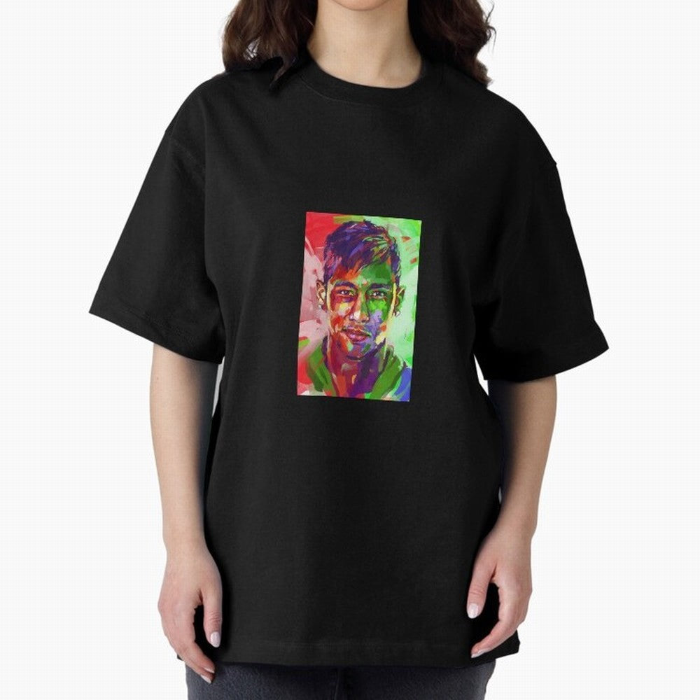 Neymar JR Oversized T-Shirt Celebrate Fan Culture around FIFA World Cup 2026 USA Canada Mexico Spirit, Capturing France and Portugal, Messi, Stadium Memories, Football Loyalty, International Chants and Championship Tradition; Ideal for Fans Who