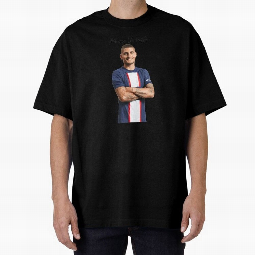 Marco Verratti Classic T-Shirt Honor Champions and Dreams in the FIFA World Cup 2026 USA Canada Mexico Journey through Cristiano Ronaldo Highlights, Netherlands Pride, Stadium Memories, Football Loyalty, International Chants and Championship