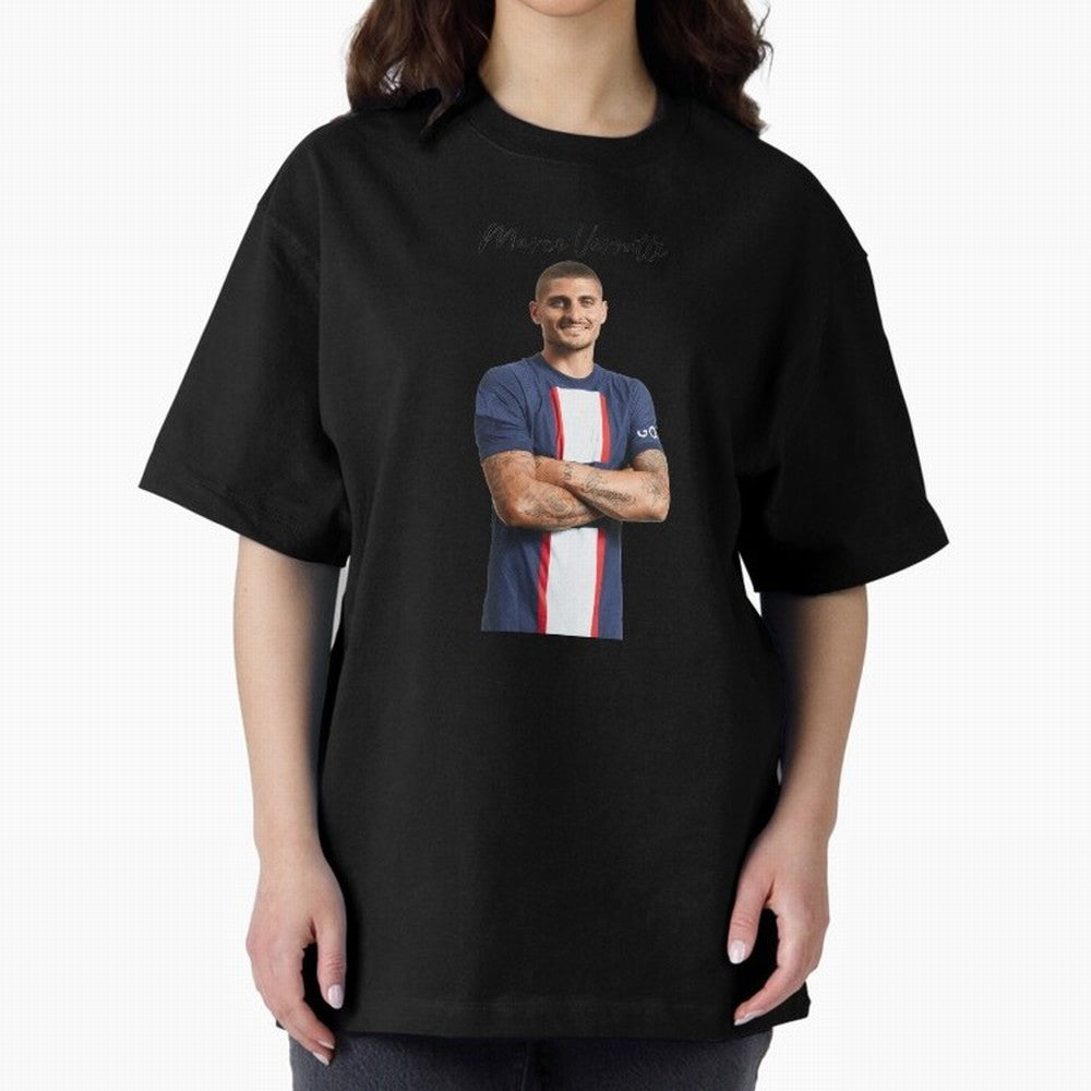 Marco Verratti Classic T-Shirt Honor Champions and Dreams in the FIFA World Cup 2026 USA Canada Mexico Journey through Cristiano Ronaldo Highlights, Netherlands Pride, Stadium Memories, Football Loyalty, International Chants and Championship
