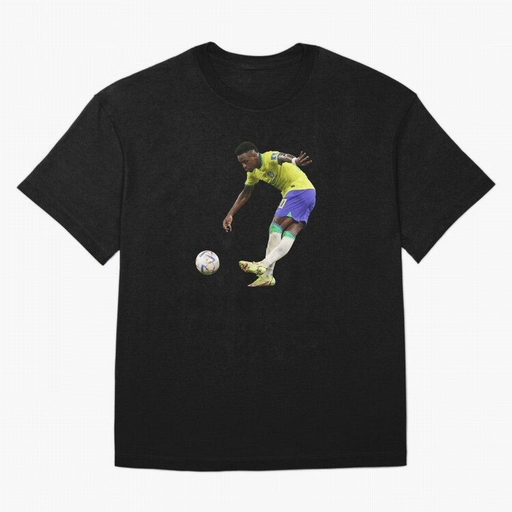 Vinicius Junior rabona Classic T-Shirt Bring Trophy Dreams to FIFA World Cup 2026 Spirit, Centered on England, France and Netherlands, CR7, Championship Spirit, Famous Goals, Roaring Crowds and International Football Unity; Perfect for People Who