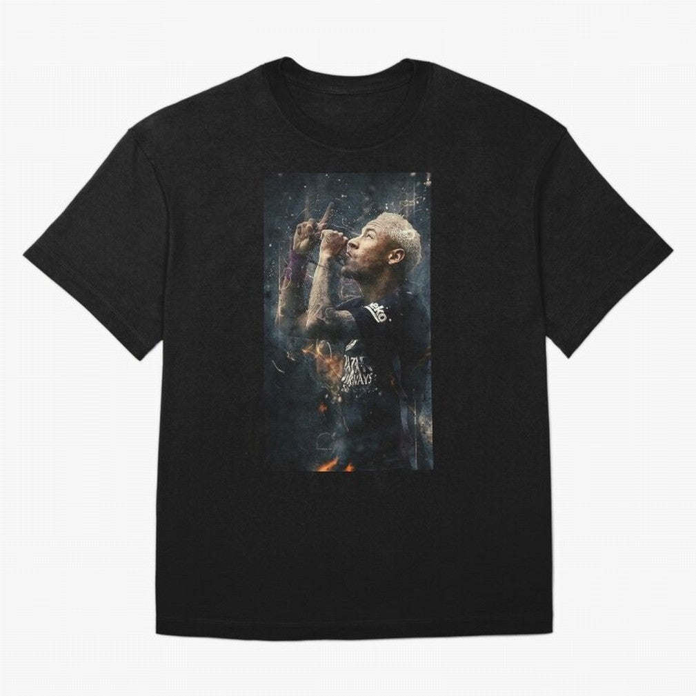 Neymar Junior - Design #o22 Oversized T-Shirt Turn Every Weekend Toward FIFA World Cup 2026 Filled with Messi, Brazil Energy, Retro Football Energy, Iconic Rivalries, Trophy Chase Drama and Stadium Atmosphere; Ideal for Fans Who Follow Messi,