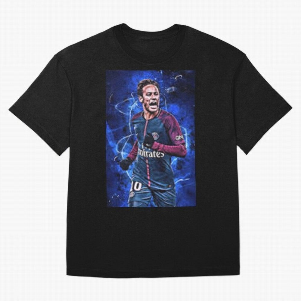 neymar jr art Oversized T-Shirt Show Passion for the Stars of FIFA World Cup 2026 Group Stage Spirit, Capturing France and Portugal, Messi and Cristiano Ronaldo, Soccer Culture, Superstar Moments, National Team Dreams and Competitive Fire; Great