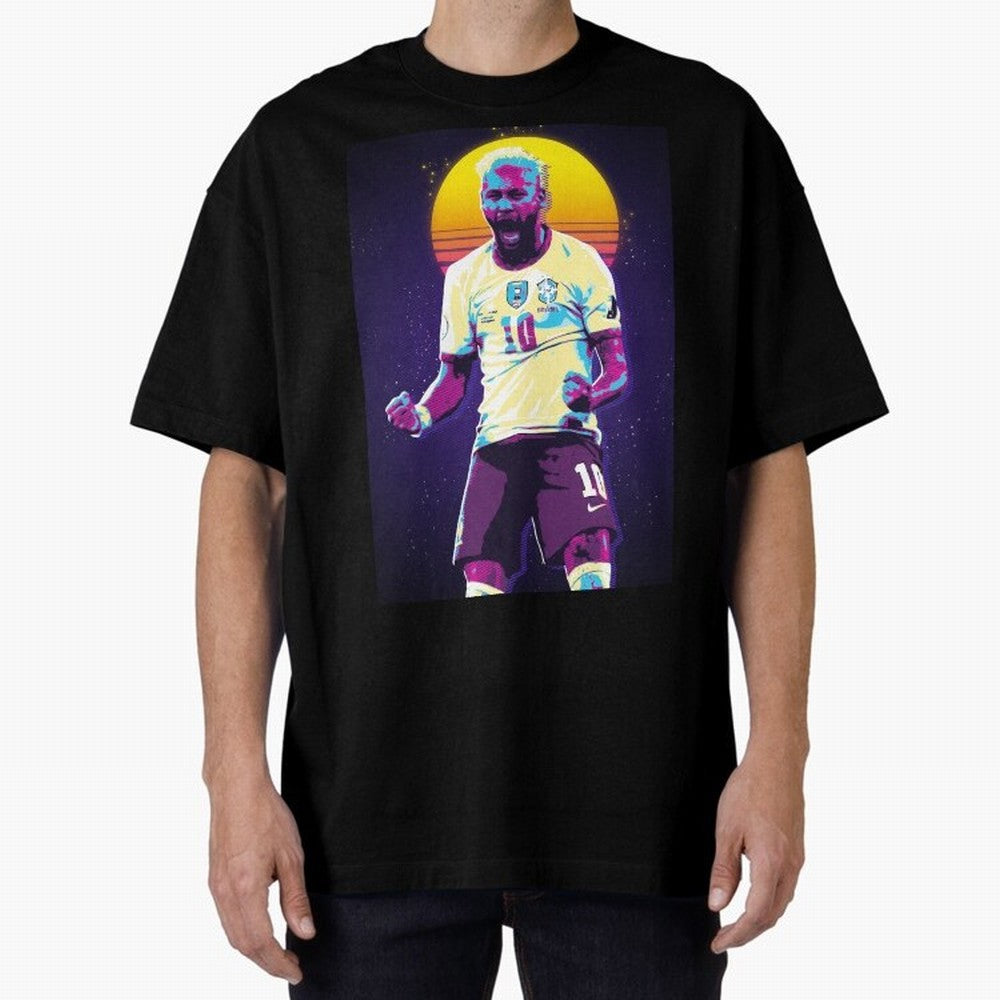 Neymar Jr selebration retro 80s Classic T-Shirt Bring Global Tournament Vibes to Global Football Passion for FIFA World Cup 2026 Group Stage, Filled with CR7 and Messi, Argentina and Brazil, Worldwide Fan Energy, Dramatic Goals, Stadium Lights and