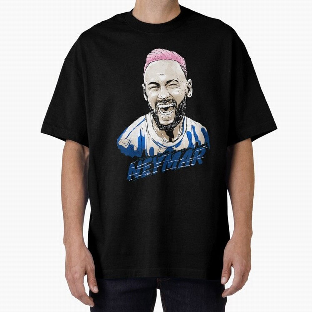 neymar superstar in paris Oversized T-Shirt Bring Match Day Fire to FIFA World Cup 2026 for Fans of Haaland and France and Portugal, Bringing Tournament Hype, Historic Matchups, Family Viewing Parties and Global Sports Pride; Made for Die Hard