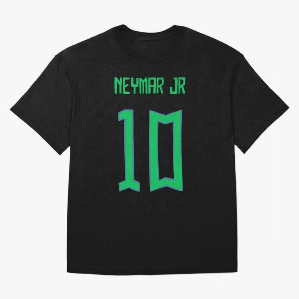 Neymar Jr #10 (Brazil) Oversized T-Shirt Follow Every Goal of FIFA World Cup 2026 USA Canada Mexico Built around Haaland, Brazil Energy, Match Day Excitement, Supporter Culture, Golden Goals and Global Football Passion; Ideal for Passionate Fans